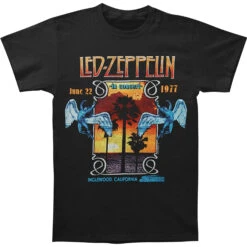 Led Zeppelin Inglewood Black T-Shirt