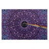 Pink Floyd PF Dark Side Lyric 3D Purple Tapestry