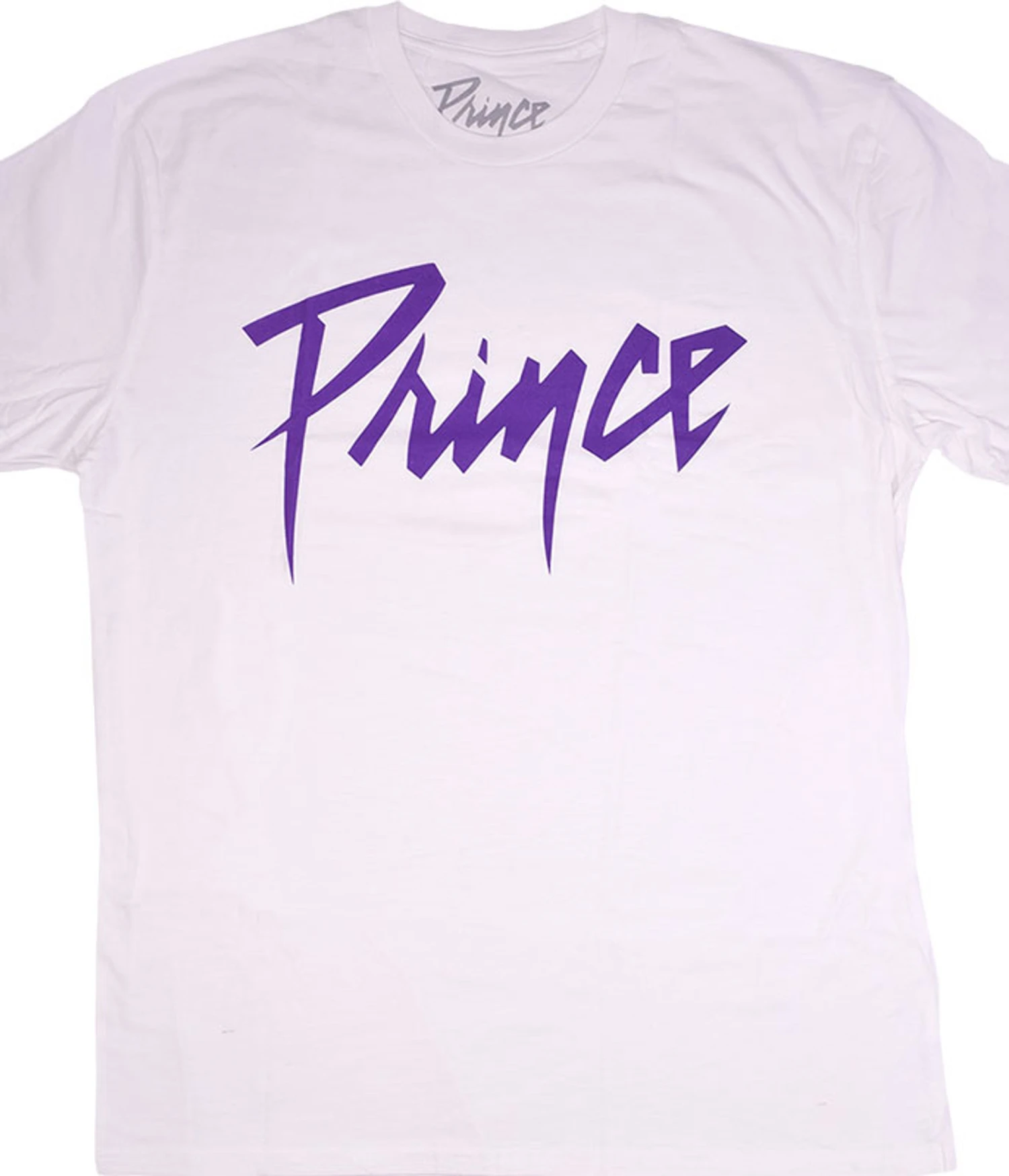 Prince Purple Logo White T-Shirt 1 Prince Purple Logo White T-Shirt