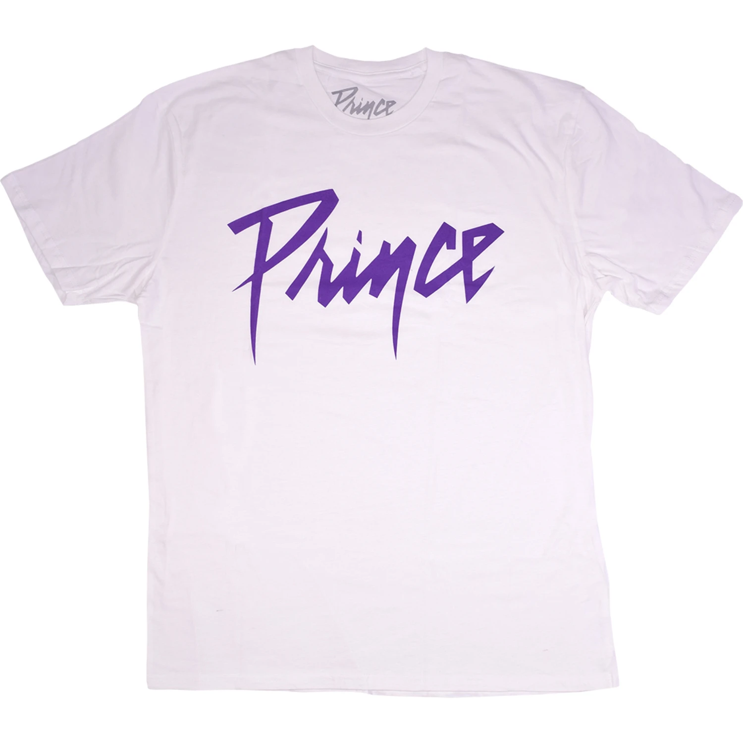 Prince Purple Logo White T-Shirt 2 Prince Purple Logo White T-Shirt - Image 2
