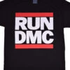 RUN DMC Classic Logo Black T-Shirt