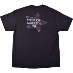 Rolling Stones Vintage Tongue Black T-Shirt -Pink Floyd shop RETRSVTTb 67516.1646413084