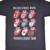 Rolling Stones Voodoo Tongues Vintage Grey T-Shirt