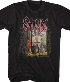 Styx Grand Illusion Black T-Shirt