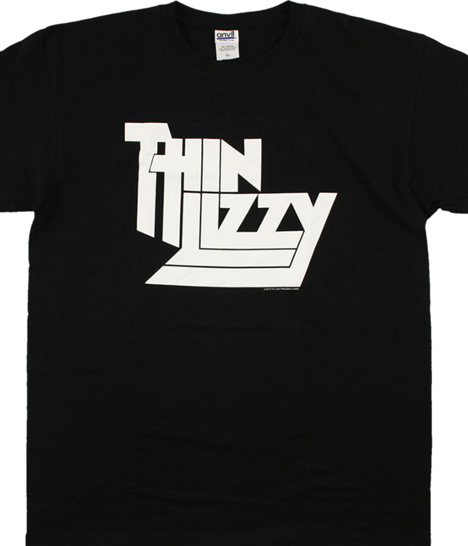 Thin Lizzy Logo Black T-Shirt 1 Thin Lizzy Logo Black T-Shirt