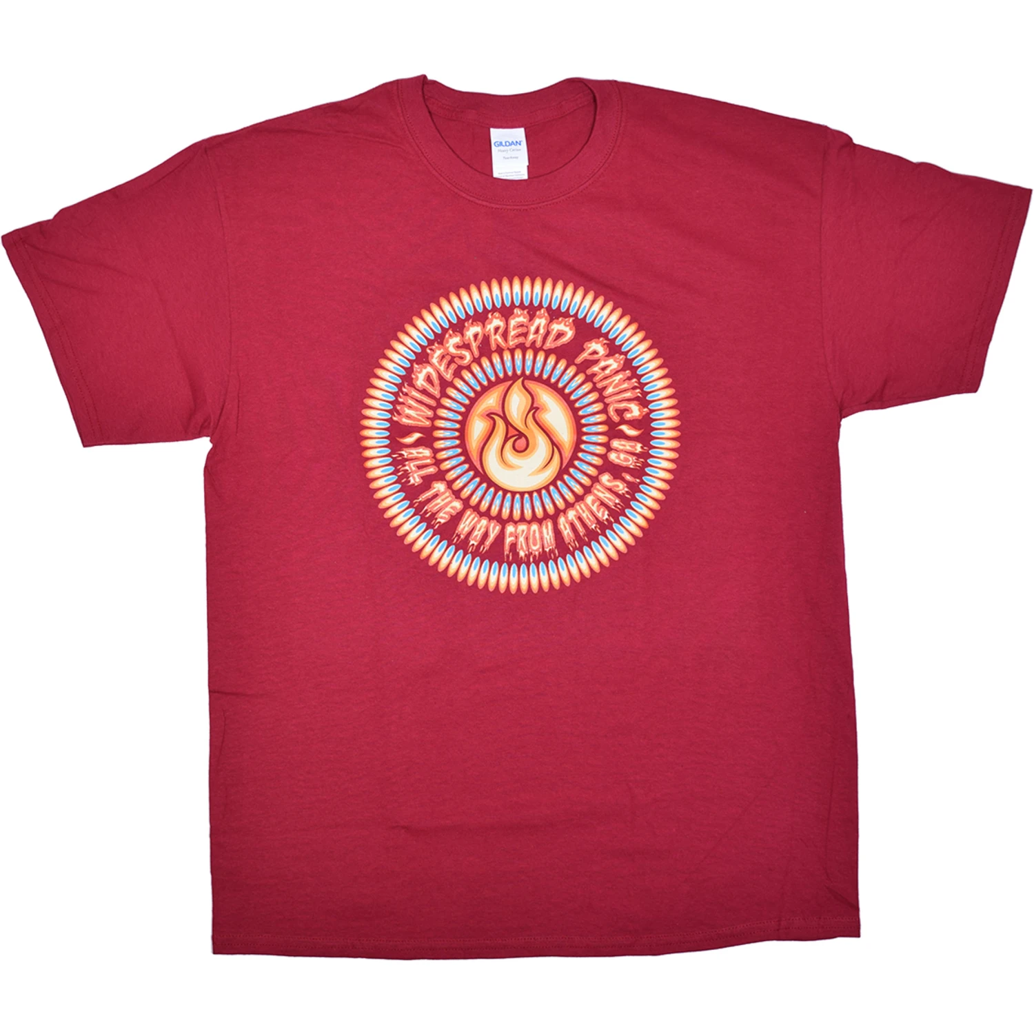 Widespread Panic All The Way From Athens Red T-Shirt 2 Widespread Panic All The Way From Athens Red T-Shirt - Image 2