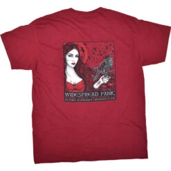 Widespread Panic Broomfield Halloween Red T-Shirt -Pink Floyd shop RETWPBHb 25461.1569257046