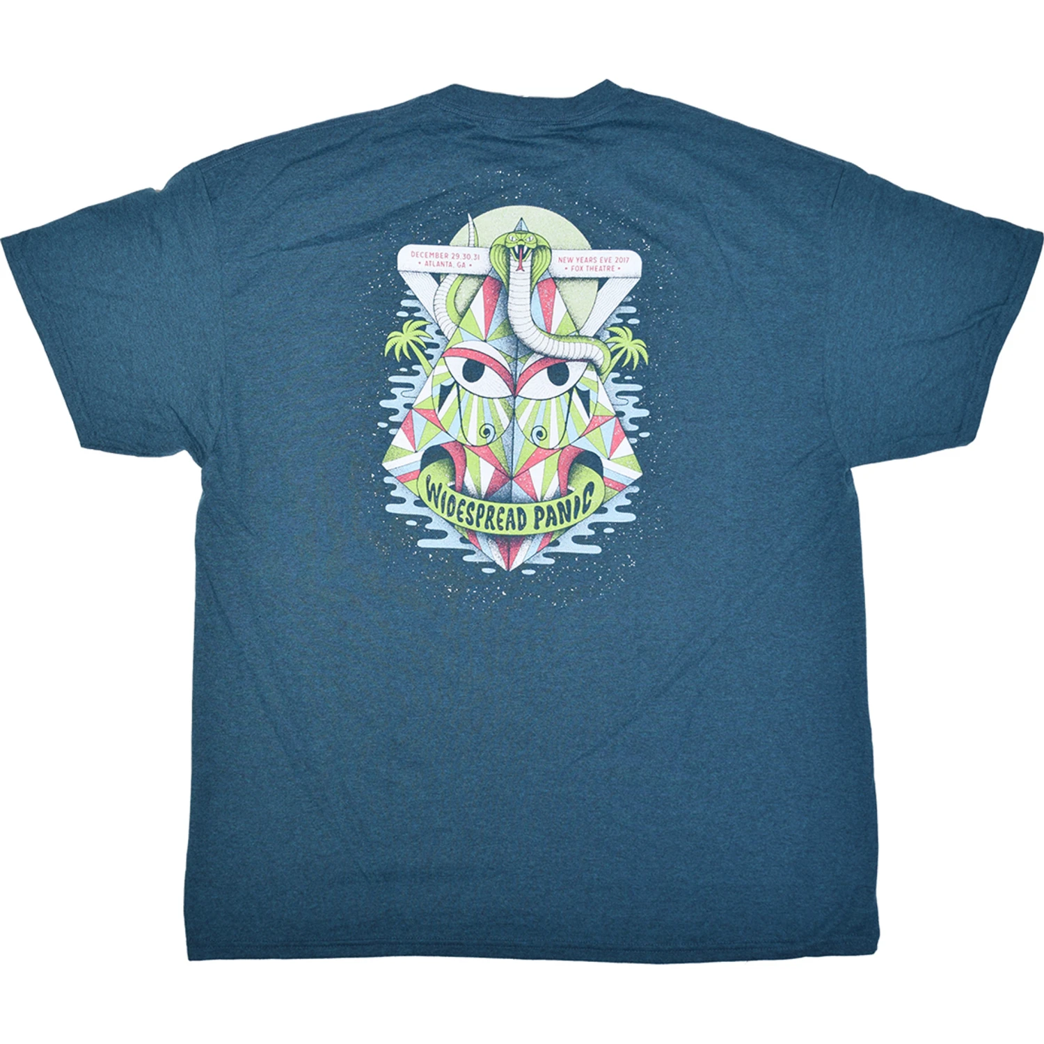 Widespread Panic New Years Eve Cobra Blue T-Shirt 3 Widespread Panic New Years Eve Cobra Blue T-Shirt - Image 3