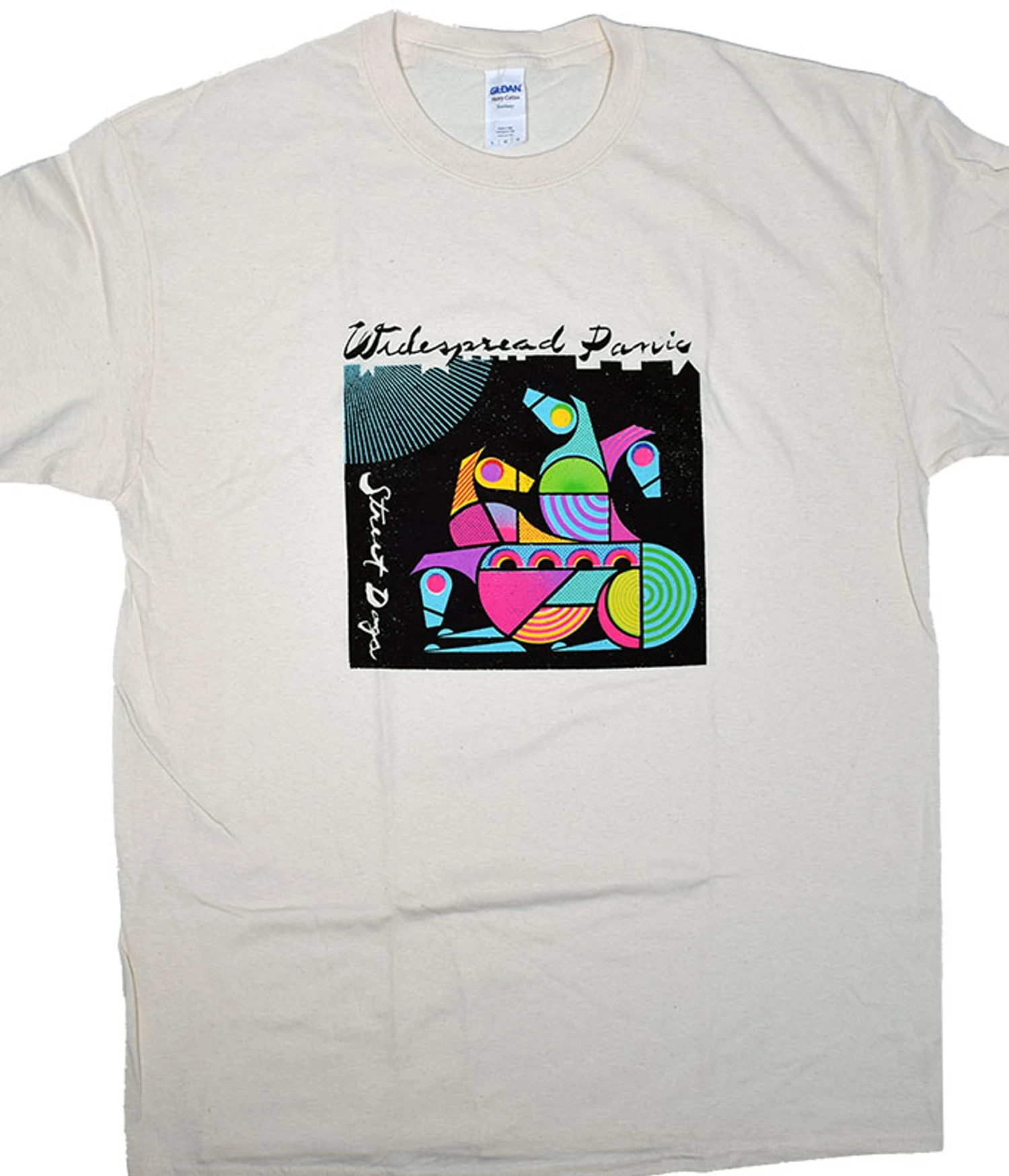 Widespread Panic Street Dogs White T-Shirt 1 Widespread Panic Street Dogs White T-Shirt