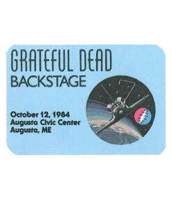 Grateful Dead 1984 10-12 Backstage Pass