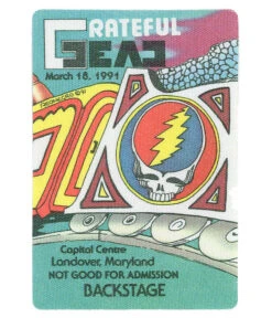 Grateful Dead 1991 03-18 Backstage Pass