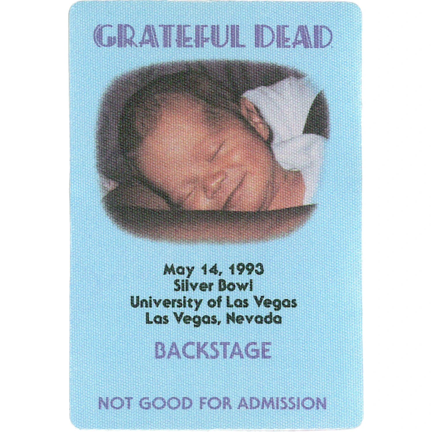 Grateful Dead 1993 05-14 Backstage Pass 2 Grateful Dead 1993 05-14 Backstage Pass - Image 2