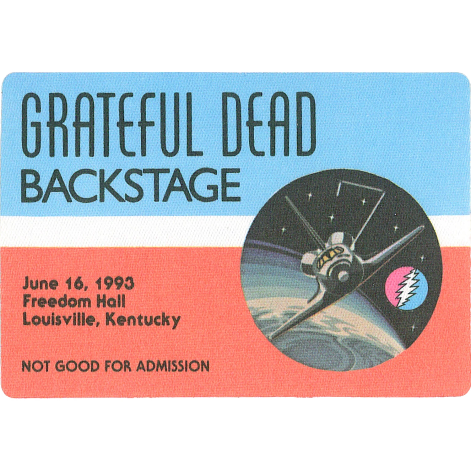 Grateful Dead 1993 06-16 Backstage Pass 2 Grateful Dead 1993 06-16 Backstage Pass - Image 2