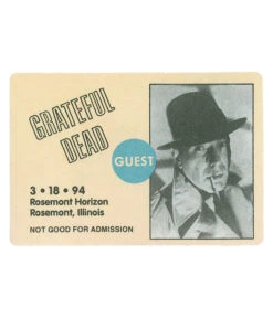 Grateful Dead 1994 03-18 Backstage Pass