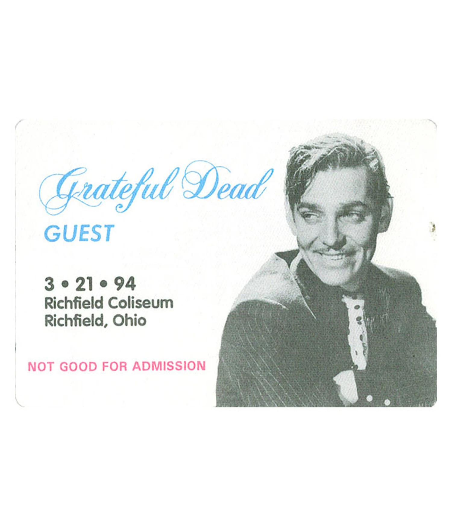 Grateful Dead 1994 03-21 Backstage Pass 1 Grateful Dead 1994 03-21 Backstage Pass
