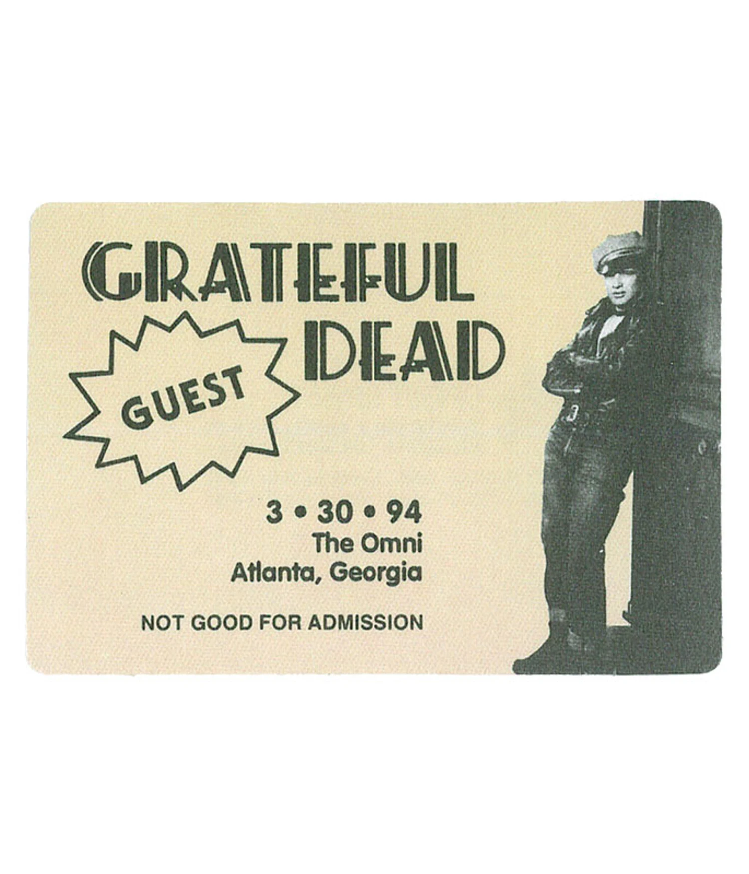 Grateful Dead 1994 03-30 Backstage Pass 1 Grateful Dead 1994 03-30 Backstage Pass