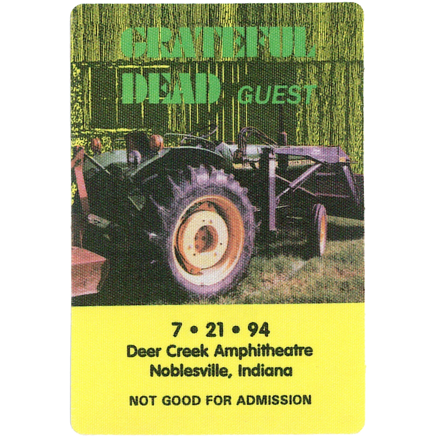 Grateful Dead 1994 07-21 Backstage Pass 2 Grateful Dead 1994 07-21 Backstage Pass - Image 2