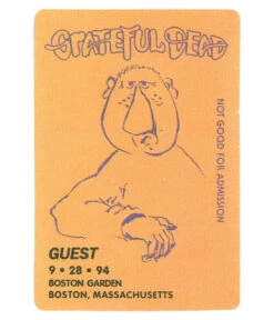 Grateful Dead 1994 09-28 Backstage Pass