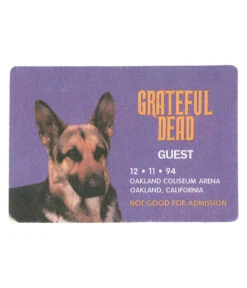 Grateful Dead 1994 12-11 Backstage Pass