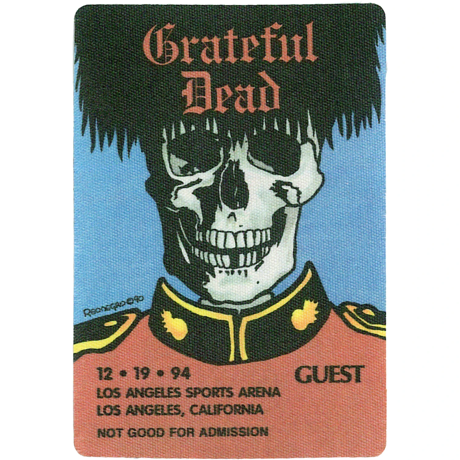 Grateful Dead 1994 12-19 Backstage Pass 2 Grateful Dead 1994 12-19 Backstage Pass - Image 2