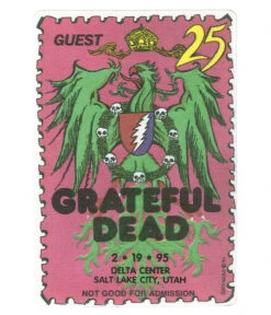Grateful Dead 1995 02-19 Backstage Pass