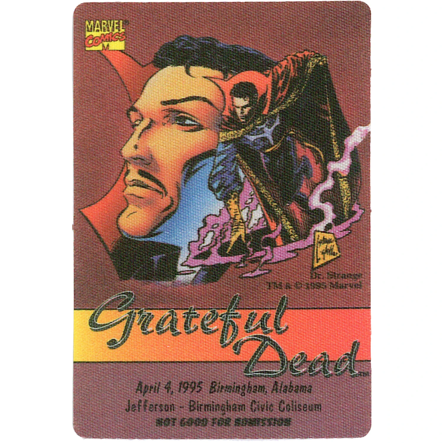 Grateful Dead 1995 04-04 Backstage Pass 2 Grateful Dead 1995 04-04 Backstage Pass - Image 2