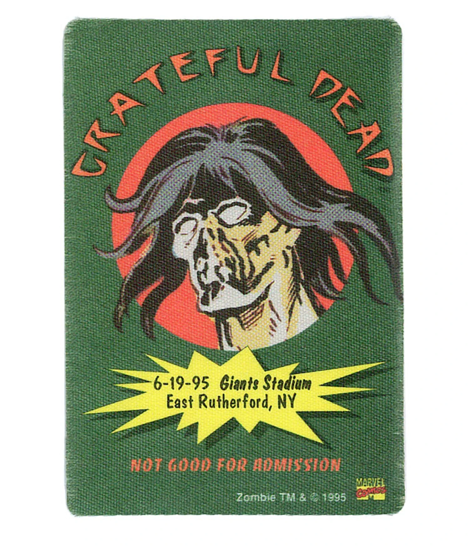 Grateful Dead 1995 06-19 Backstage Pass 1 Grateful Dead 1995 06-19 Backstage Pass