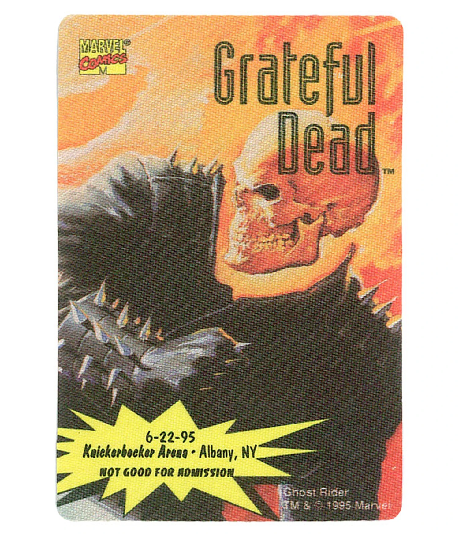 Grateful Dead 1995 06-22 Backstage Pass 1 Grateful Dead 1995 06-22 Backstage Pass